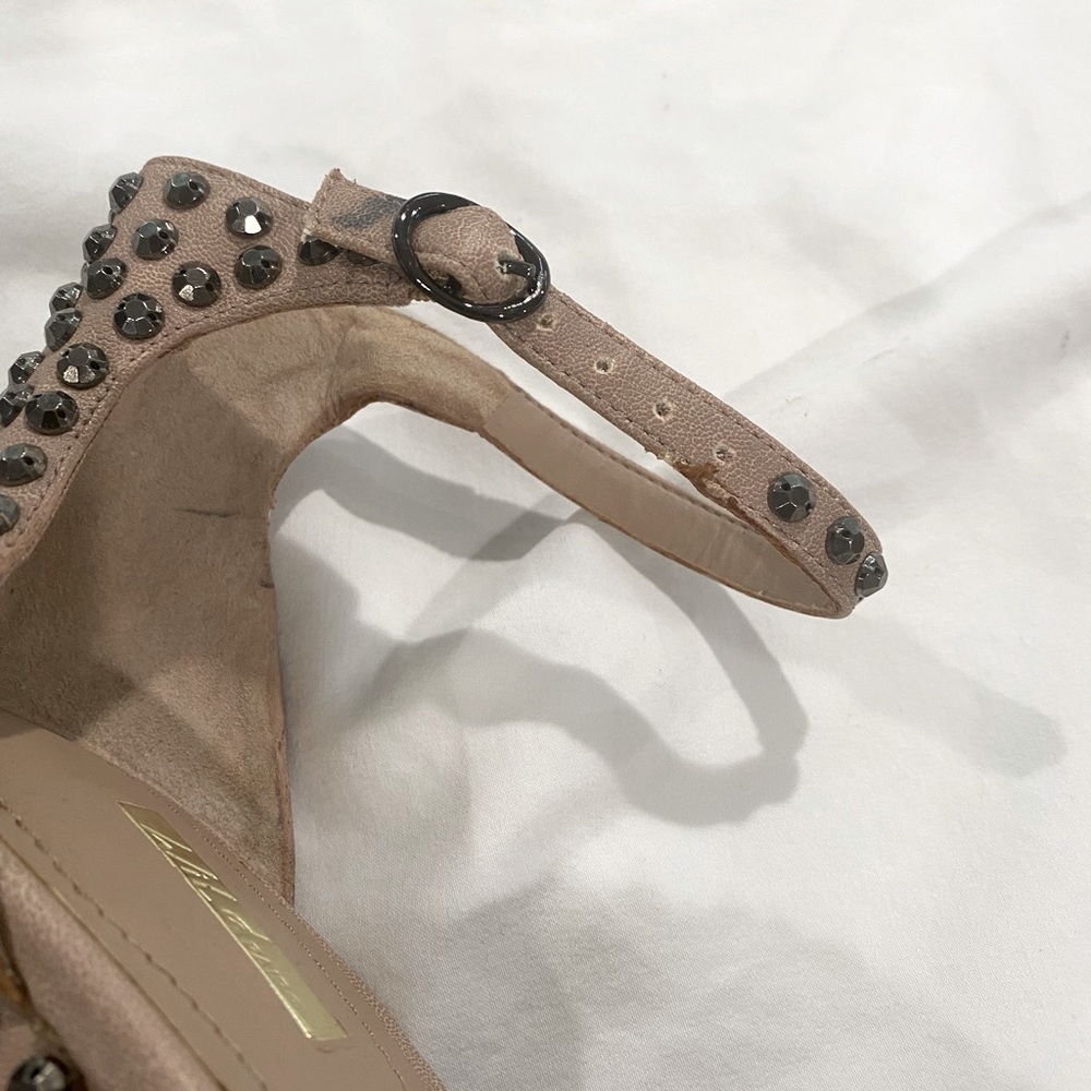 Wild Pair Studded Platform Open Tow Pumps! - image 5